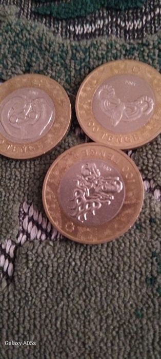 Продам коллекционные казахстанские монеты номиналом 100 тенге