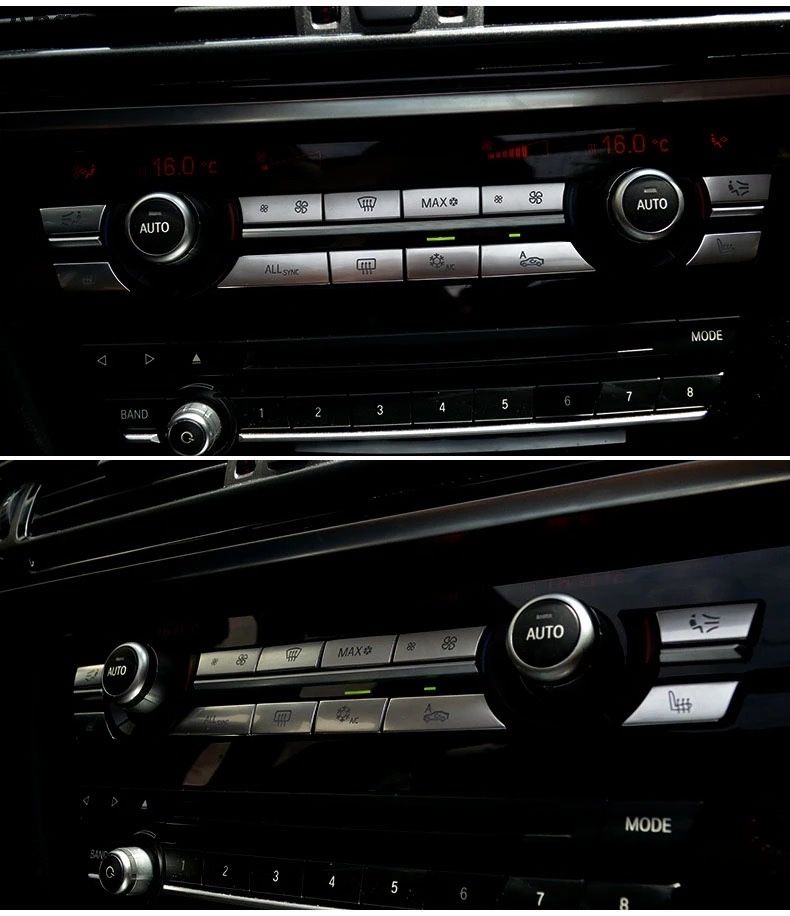 Butoane clima Radio Crom BMW seria 5 7 X3 X4 X5 X6 f10 f01 f15 f25