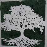 Tablou Copacul Vietii licheni stabilizati 30X30cm