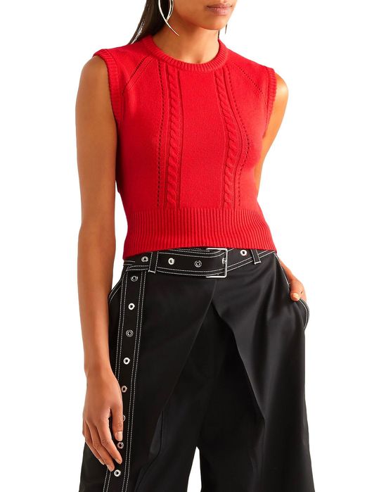 Плетен топ Victor Glemaud с отворен гръб, M - L, нов