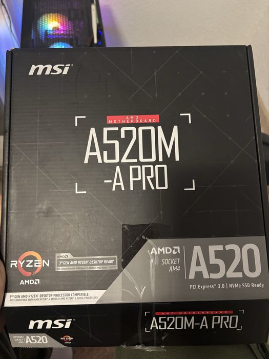 Gaming PC -Ryzen 5 5500/RTX3060/16GB RAM/MSI A520M-A PRO