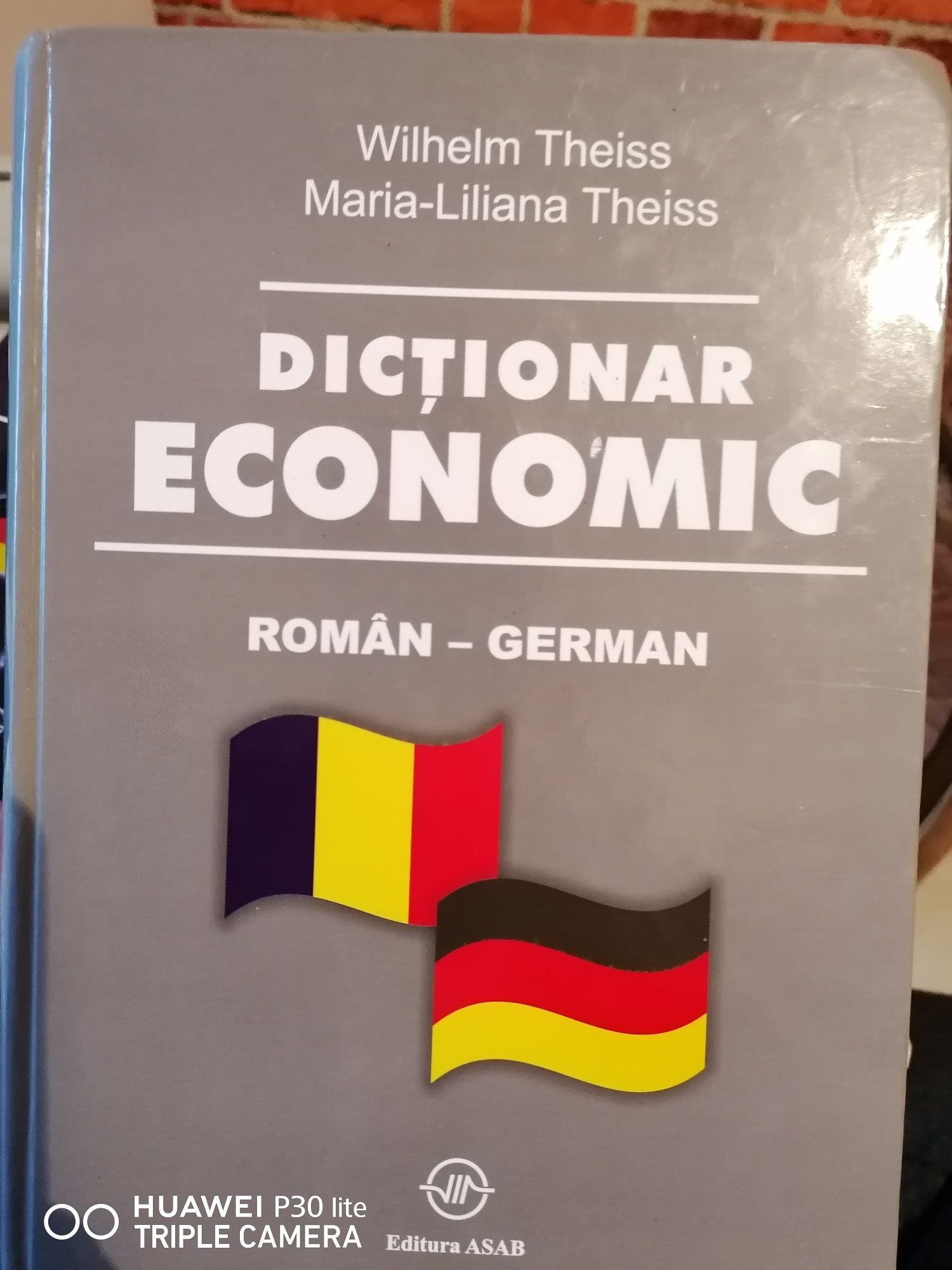 Vând dicționar economic Maria și Wilhelm Theiss