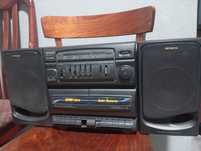 Aiwa магнитофон двухкасетный японский