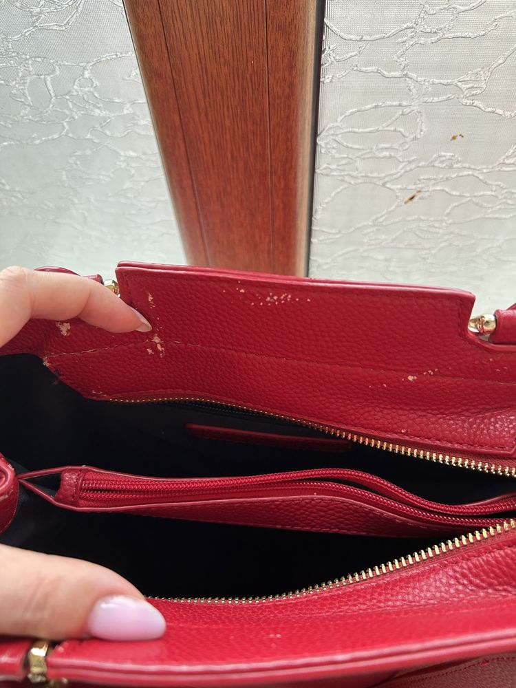 Чанта Trussardi червена