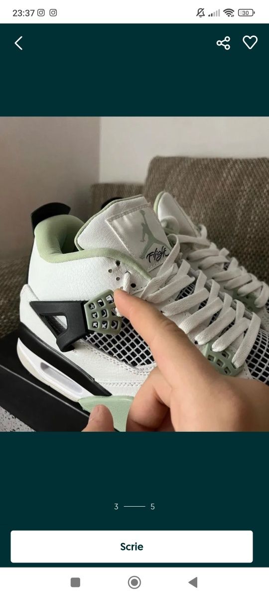 Jordan 4 Seaform