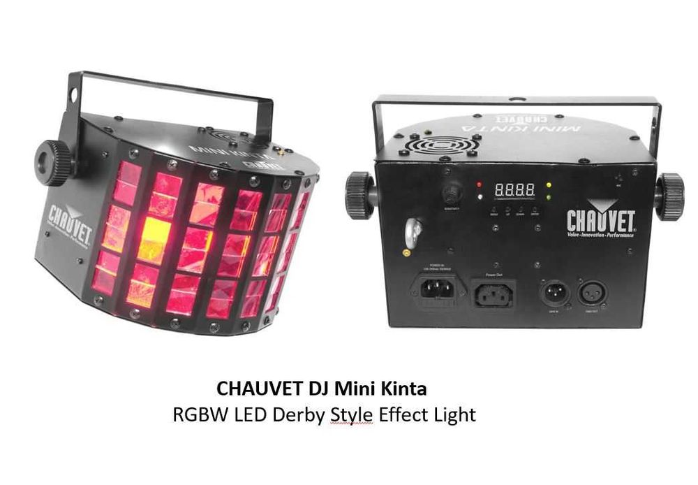 CHAUVET DJ Mini Kinta - Derby Style Effect Light RGBW LED