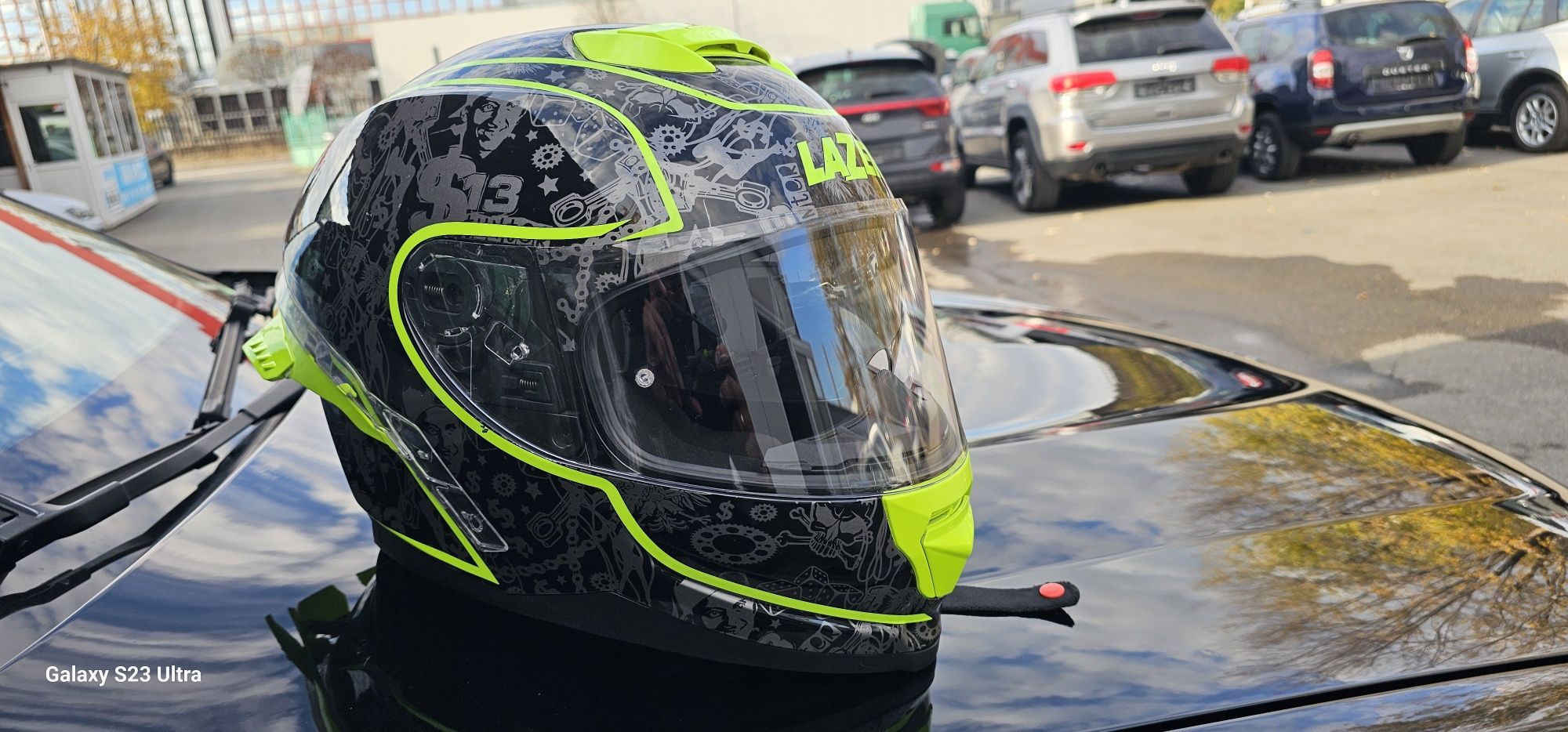 Каска LAZER с очила