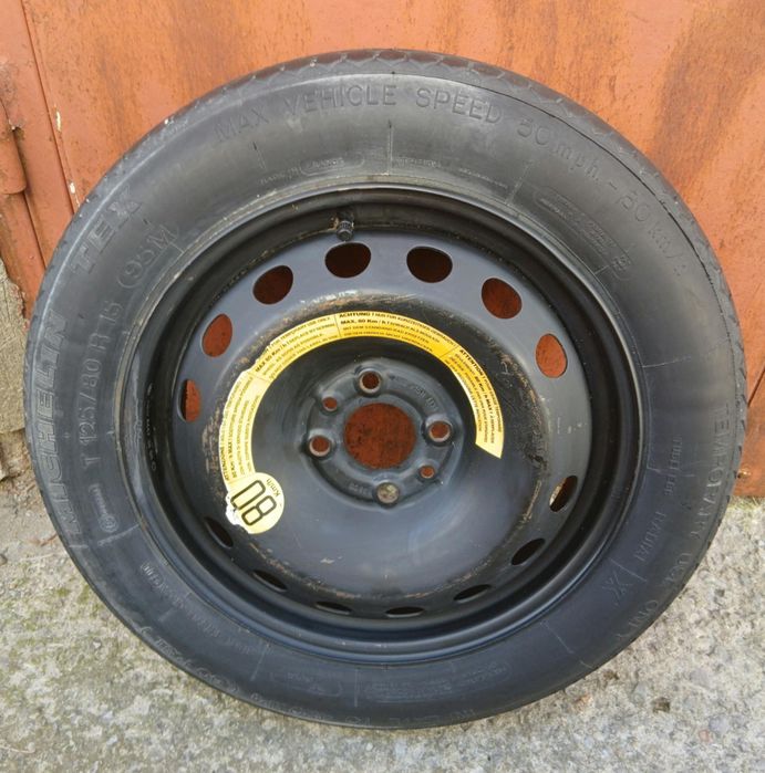 Резервна гума патерица 15 цола 4х98 58.1мм Fiat Alfa Lancia Фиат 4x98