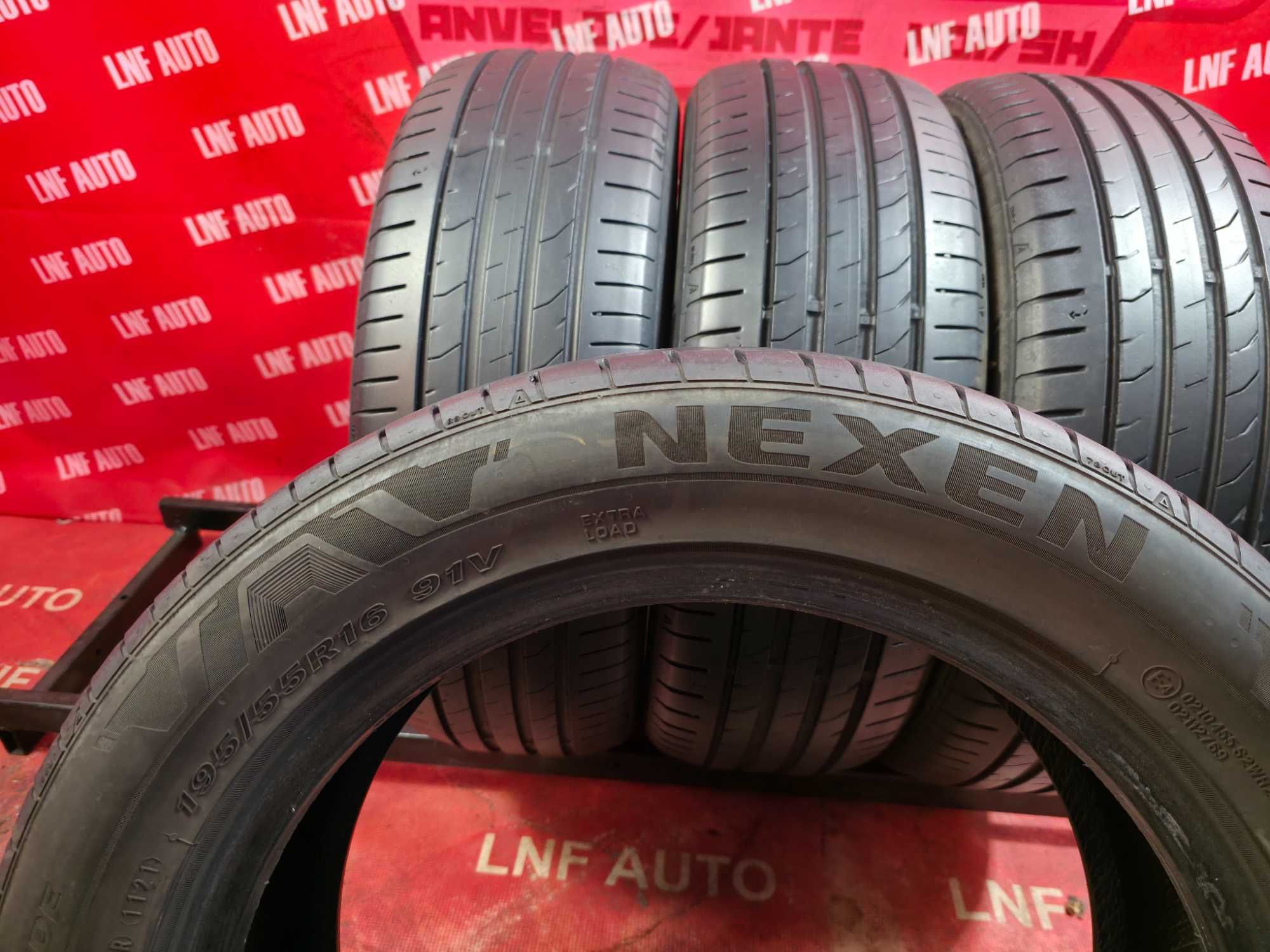 Anvelope de VARA - 195/55/16 - NEXEN - 5.35 / 6.32 MM - DOT 2021 !