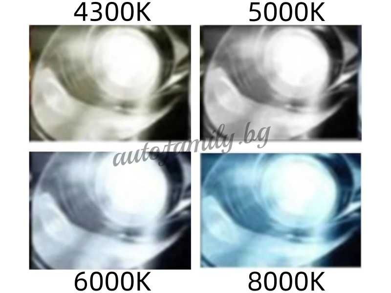 Ксенон крушки D2H 12V 35W 4300K/5000K/6000K AC
