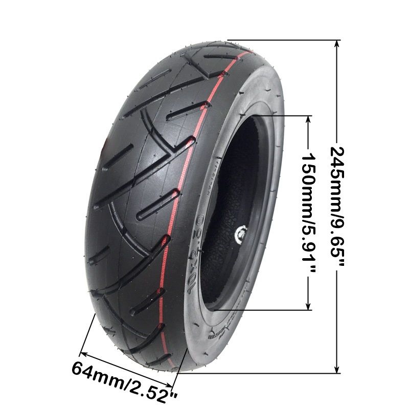 Външна гума за електрически тротинетки 10x2.50-6