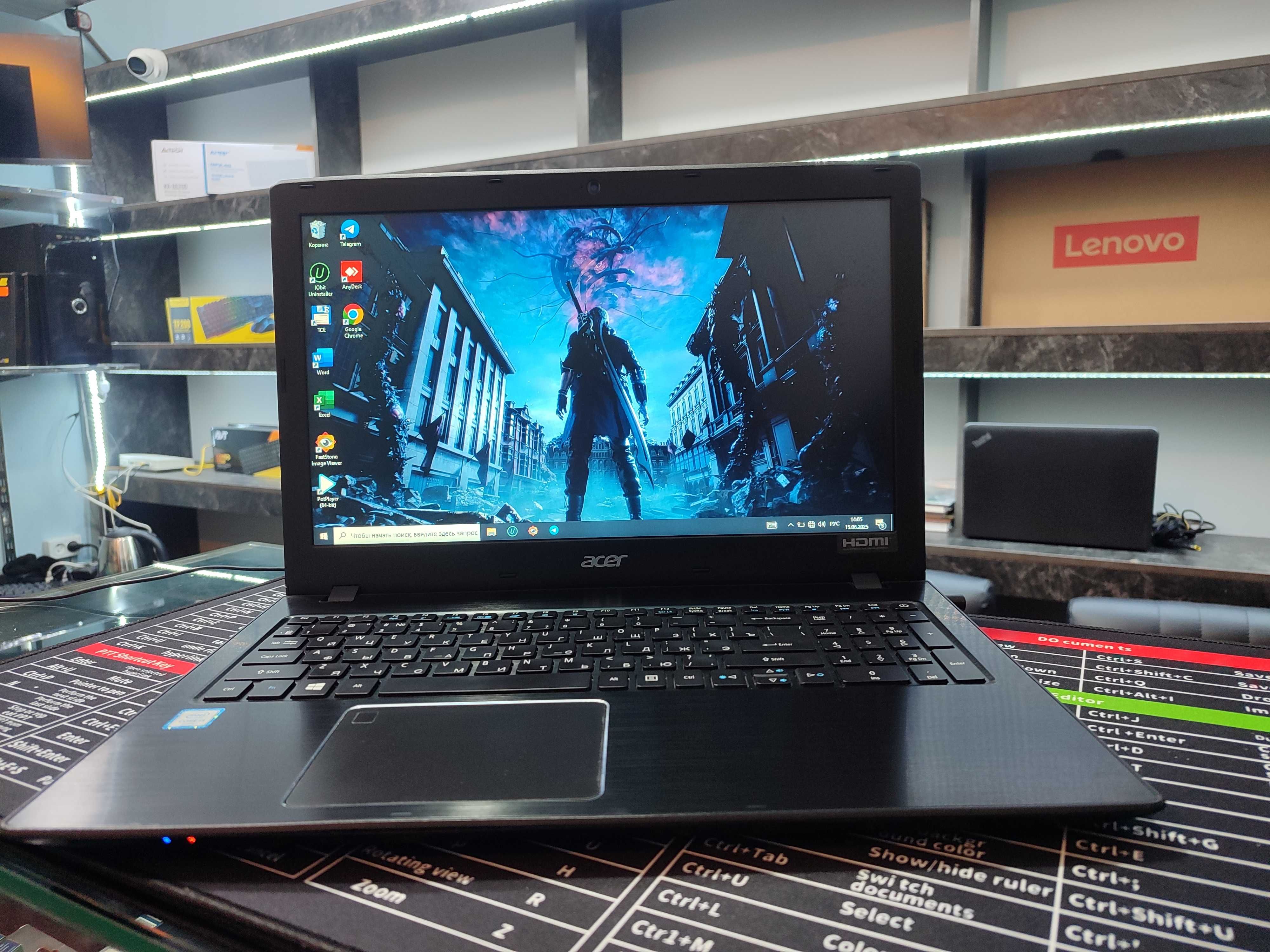Ноутбук офисный Acer Intel Core i3-6006U