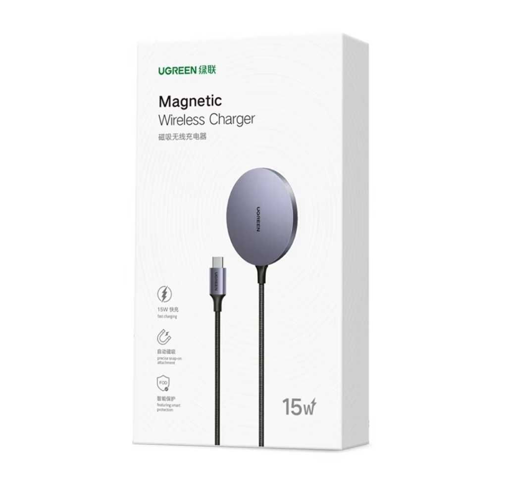 UGREEN Qi Магнитное беспроводной зарядка для iPhone 12 до 16 Series