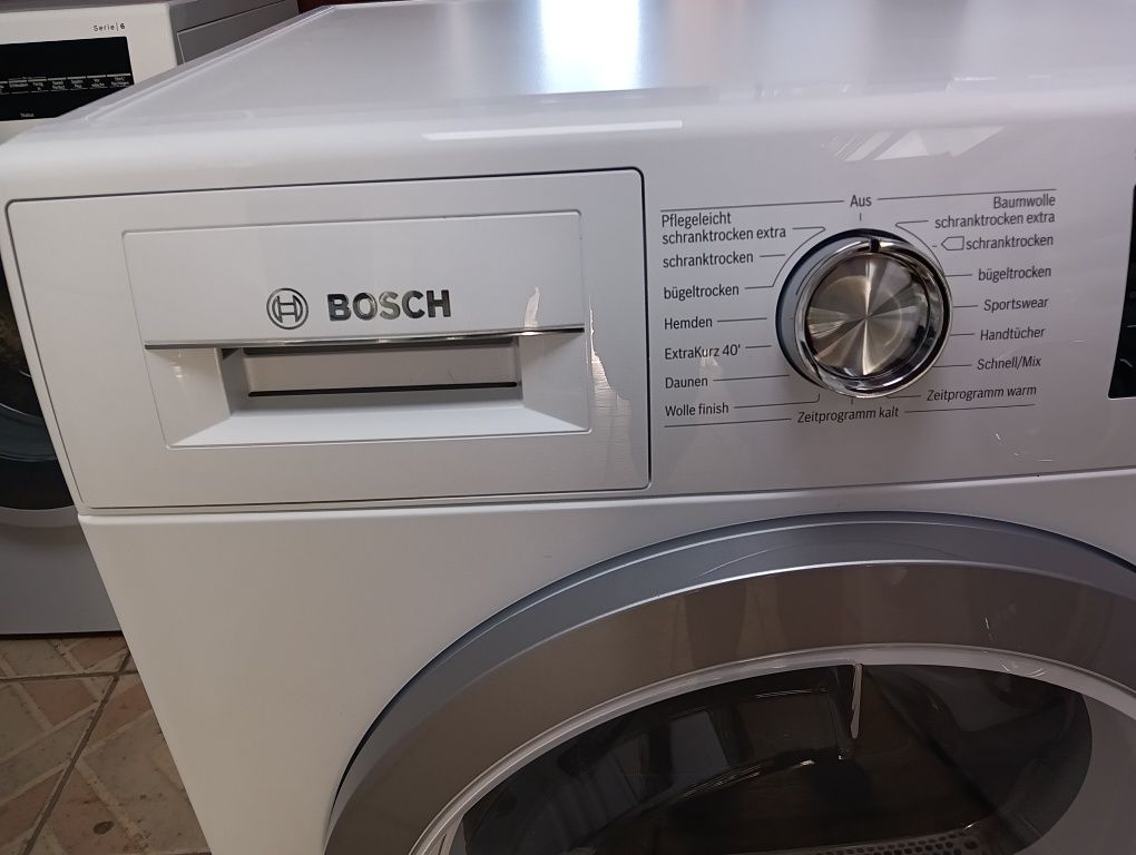 Сушилня с термопомпа Бош Bosch Serie 6 A+++  9кг 2 години гаранция!