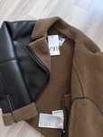 Cojoc blana Zara aviator