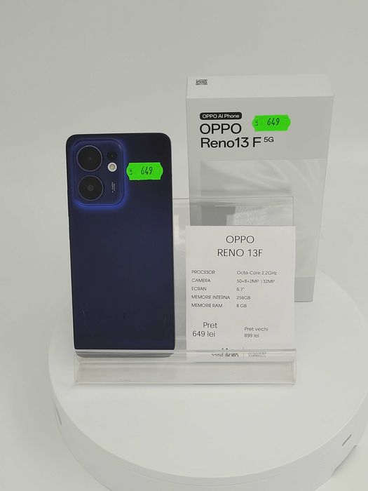Garantie 24 luni Oppo Reno 13 F 5G 256GB CashBox