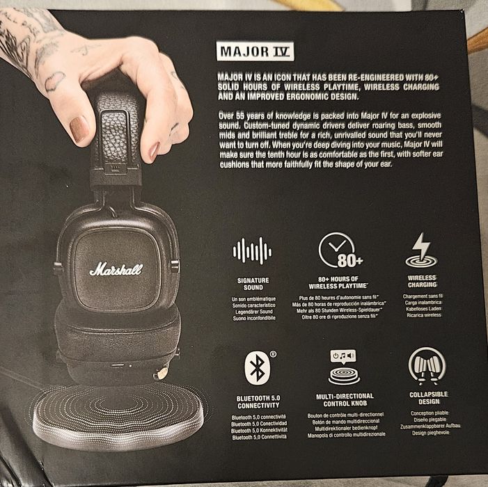 Marshall Major 4 - Produs original Sigilat