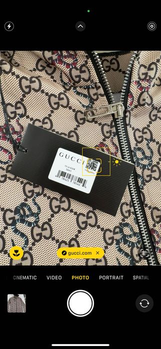 Намаление:Gucci-Чисто ново оригинално есенно мъжко яке Л размер