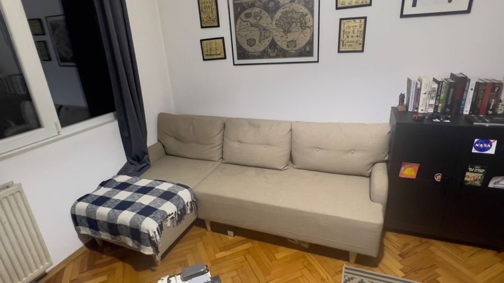 Разтегаем ъглов диван ИКЕА