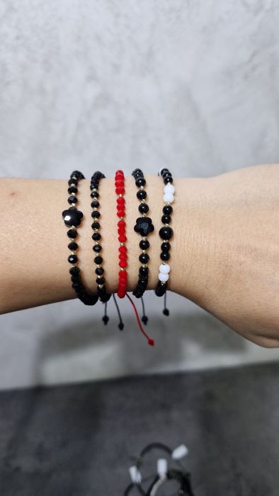 Bratari din aur 14K pe snur reglabil