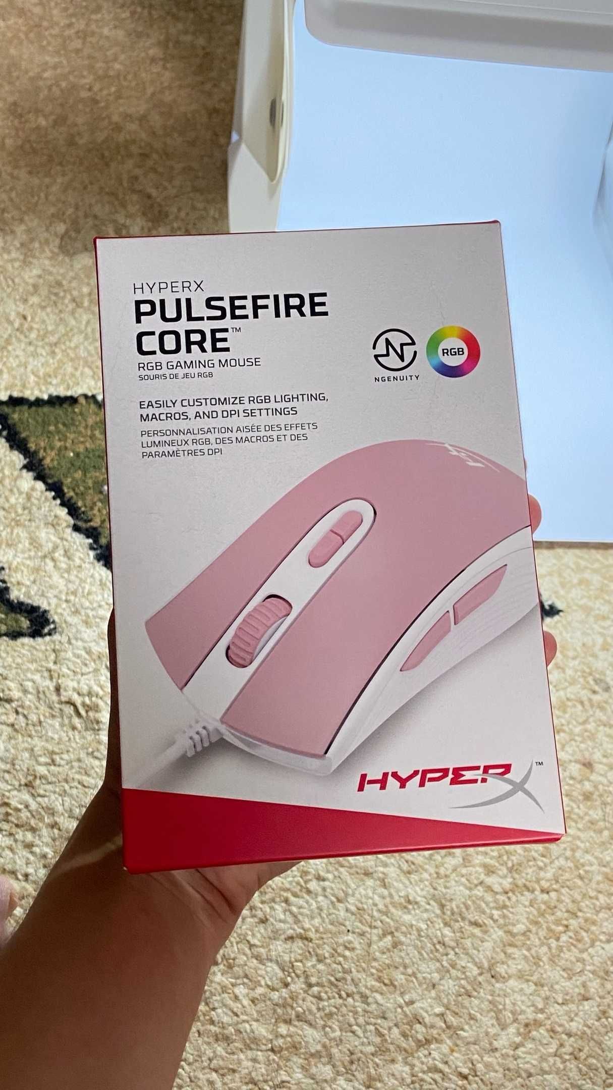 Hyperx Pulsefire core (purple) new