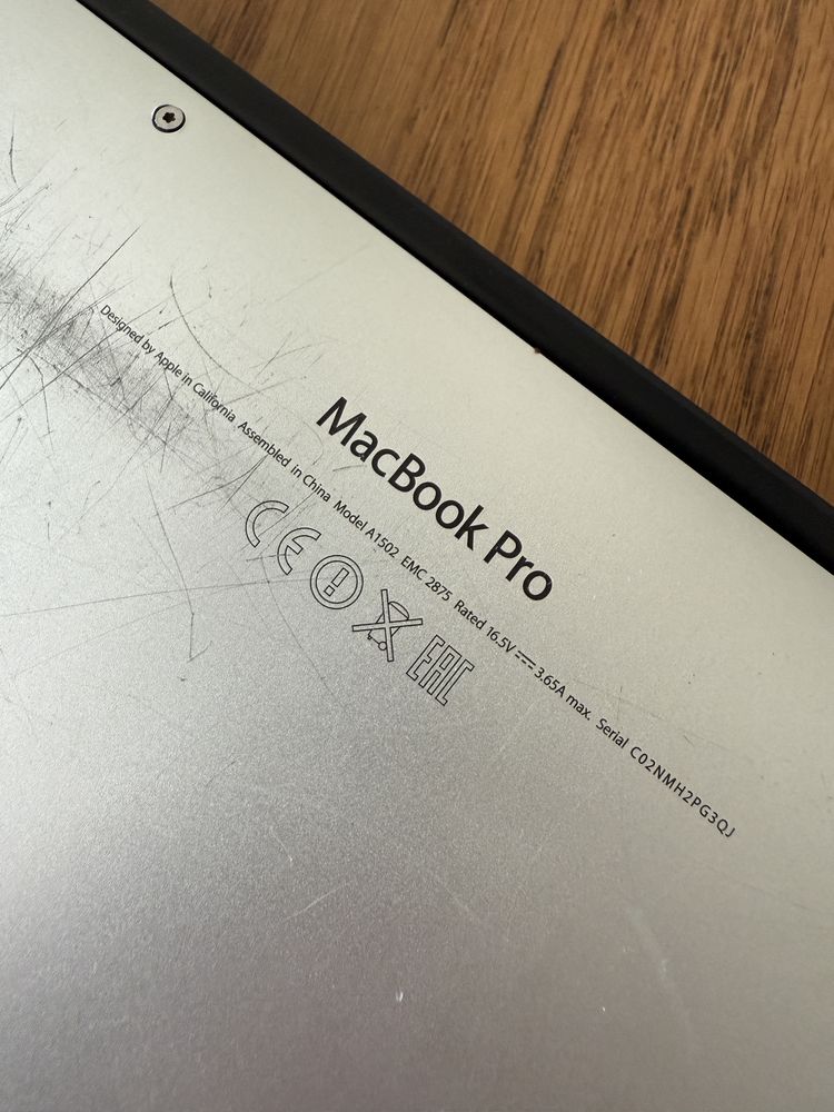 Macbook pro retina A1502 8/256г6 2014