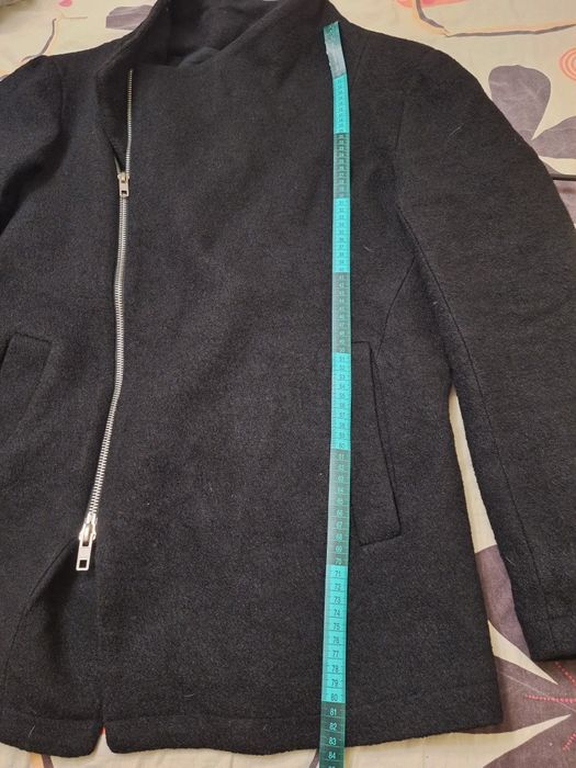 Мъжко късо черно палто,номер ХХL