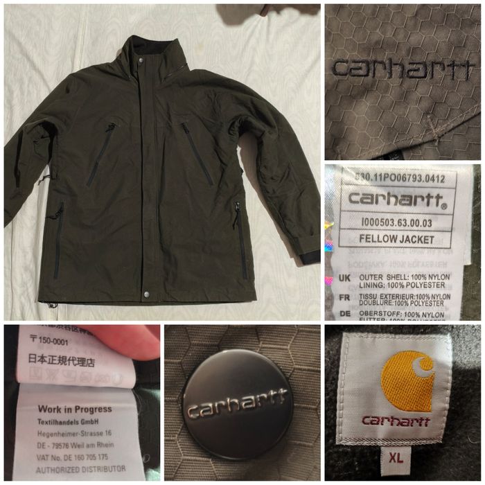 Geaca Carhartt Fellow mărime XL bărbat verde vânător ski snowboard