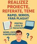 Realizare proiecte, referate, teme – rapid și profesionist!