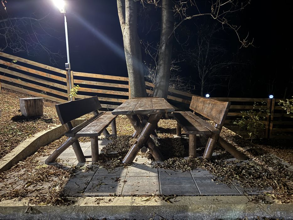 Mobilier de Gradina Banci de lemn