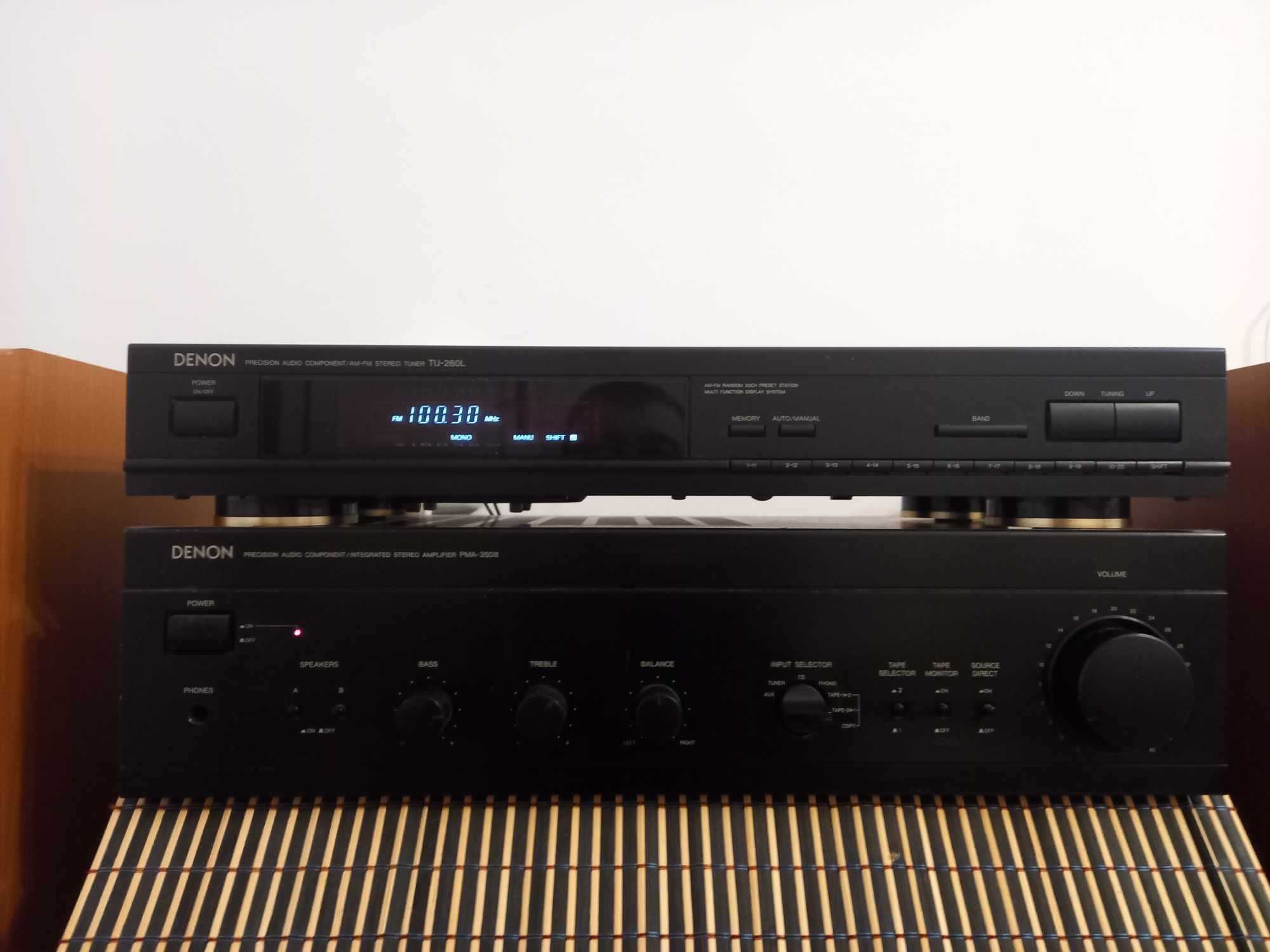 Denon и KEF Q55 Усилвател Тунер и Колони