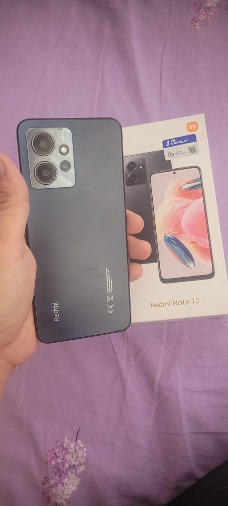 Xiaomi Redmi Note 12 12/256GB Black Igravoy Original Karobka Ideal