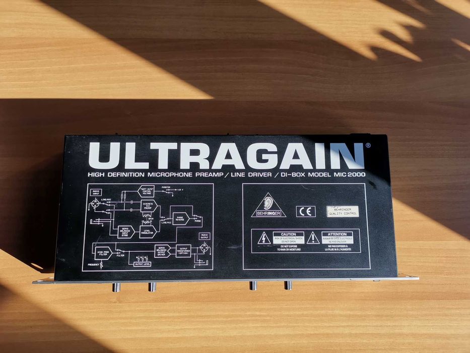 Preamplificator Microfon Etc. Behringer UltraGain Mod. Mic 2000