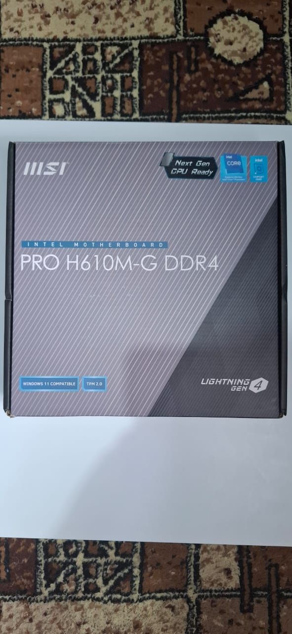 Материнская плата MSI h 610m g ddr4