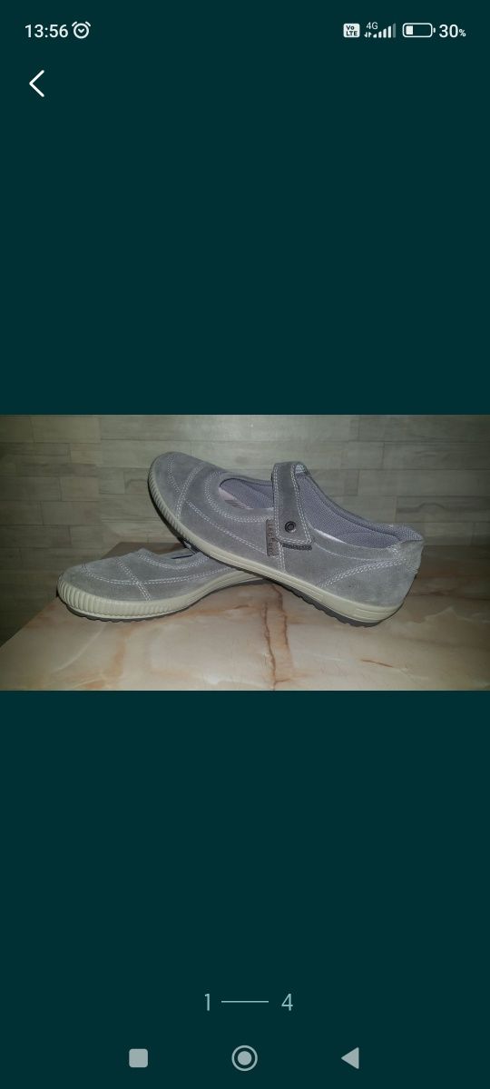 pantofi Legero velur 42