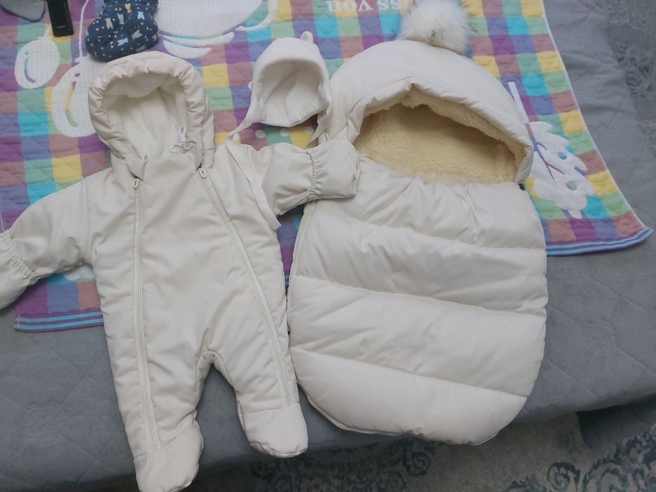 Кокон зимний комплект