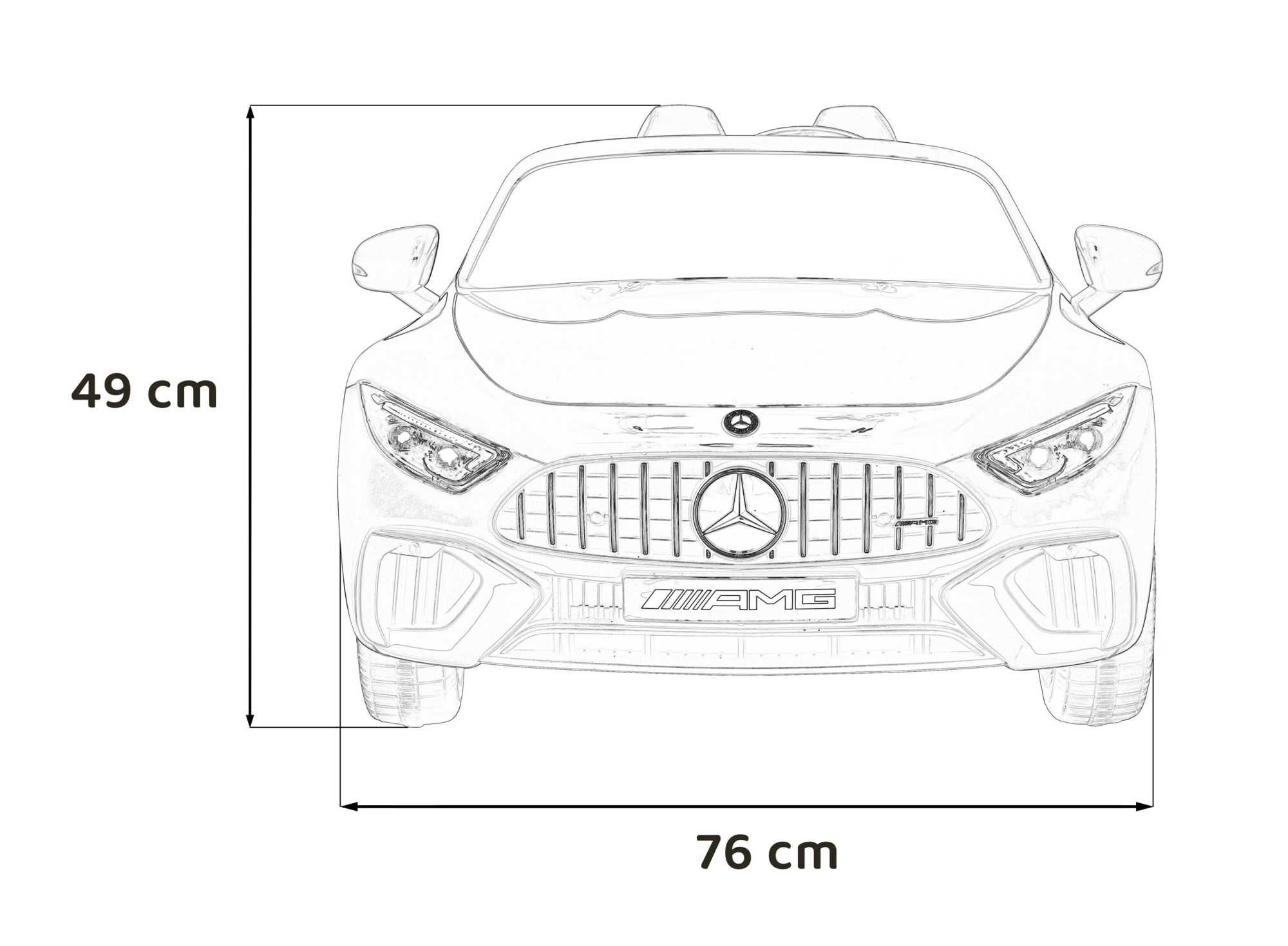 Masinuta electrica copii 2-6 ani Mercedes SL63 4x4, Roti Moi #Alb