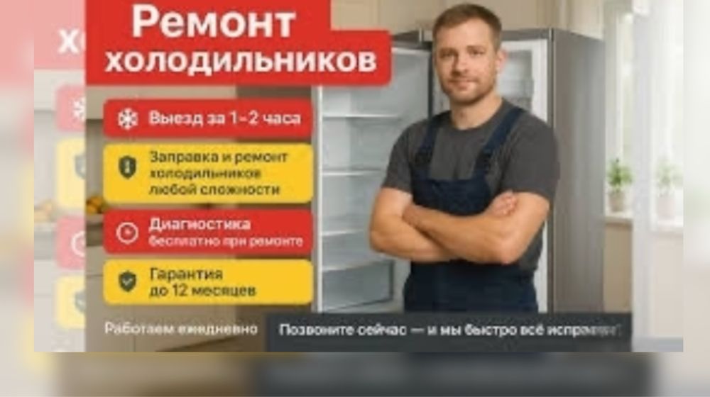 Срочный Ремонт Холодильников Морозильников в Алмате