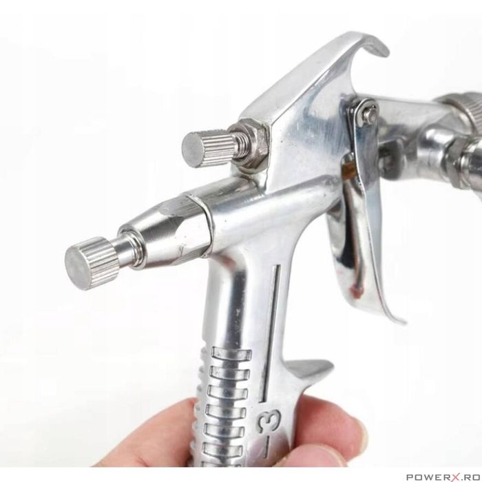 Pistol de vopsit pentru finisare si retus, 0.5 mm, 200 ml, Verke