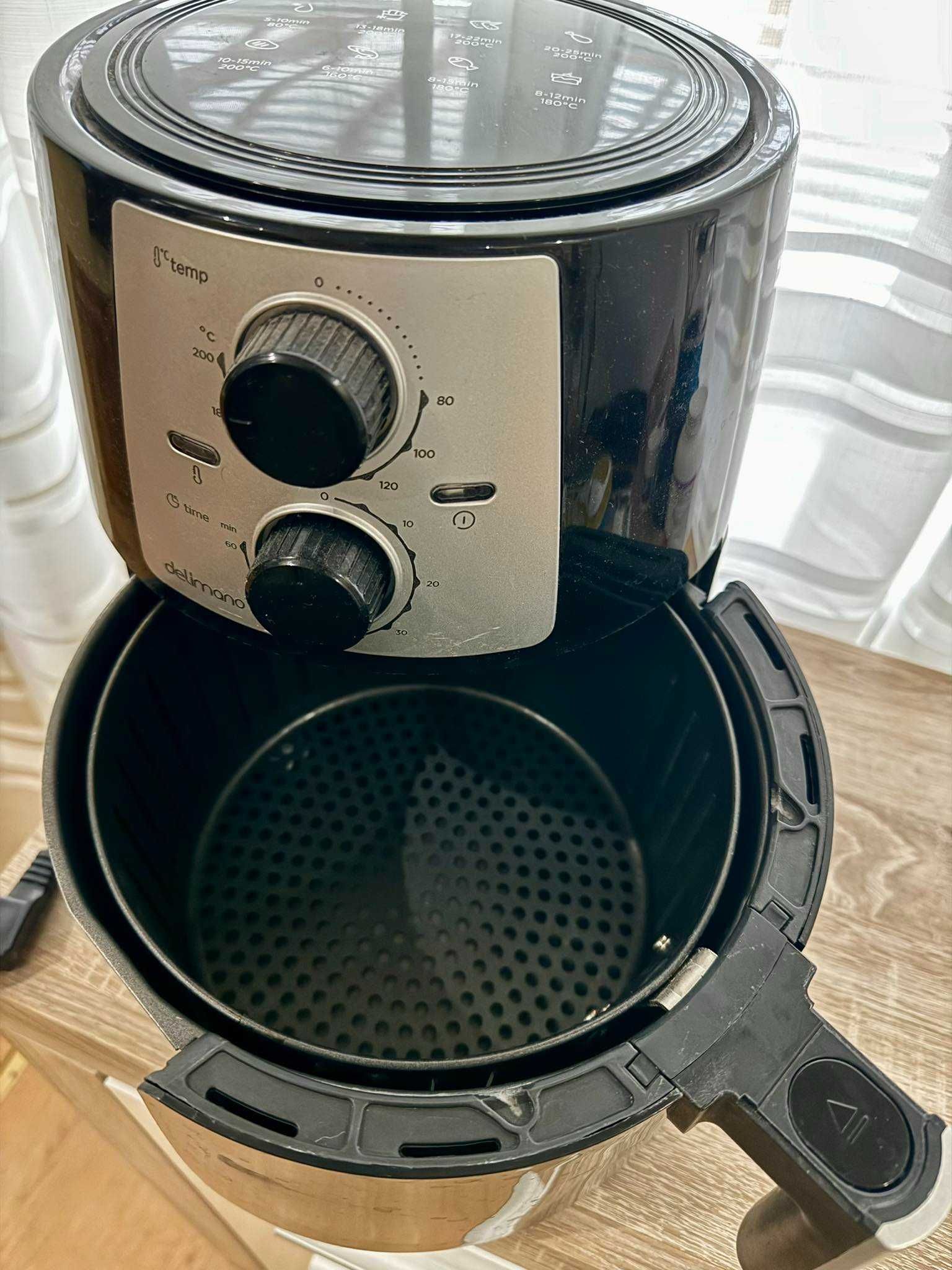 Delimano air fryer Pro (Еър фрайър) уред за здравословно готвене