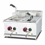 Friteuza Inox pe Gaz, Capacitate 2x15L - Nouă cu Factură și Garanție