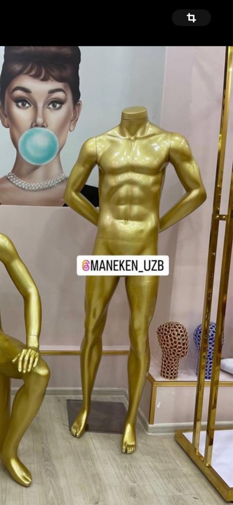 Maneken Gold Butilklar Uchun