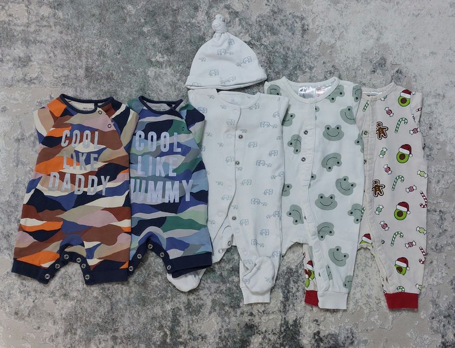 Lot 5 salopete Next HM nou-nascut