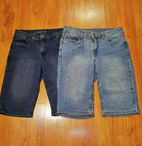 2 per. jeans bermude dama C&A, ca noi, mar. 38 - pret pentru ambele