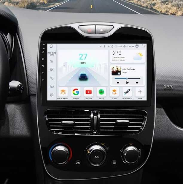 Мултимедия 10" за RENAULT Clio 4 Android 13 Carplay DSP навигация RDS