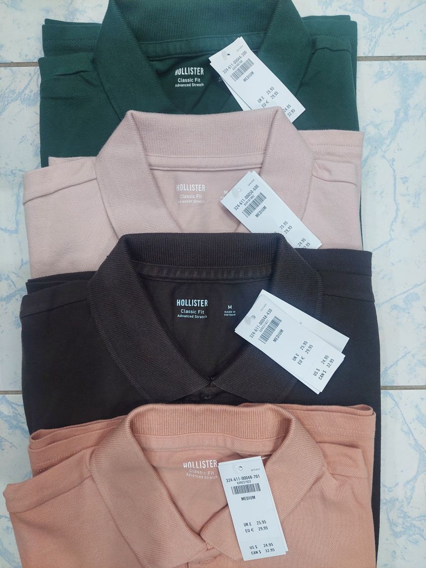 Tricouri barbati M, L, XL Hollister