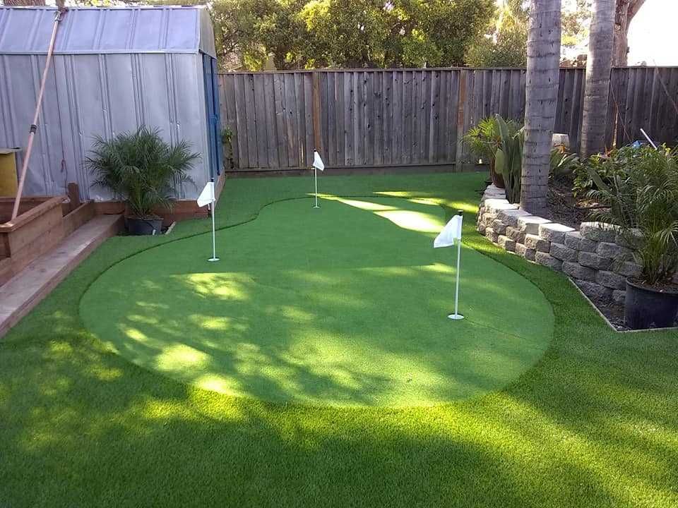 Golf chimi, sintetik chim, yashil chim