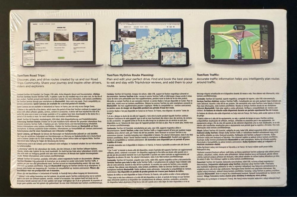 Sistem de navigatie TomTom Go Essential 5” Europe, Wifi  Nou
