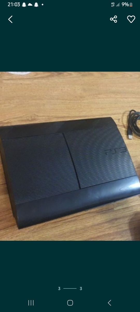 Vând PlayStation 3 cu 13 jocuri +2 manete + cabluri