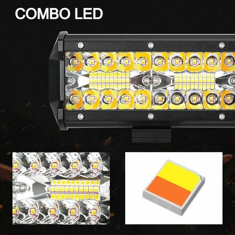 Proiector LED auto 5 Functii lumina galbena alb rece stroboscop flash